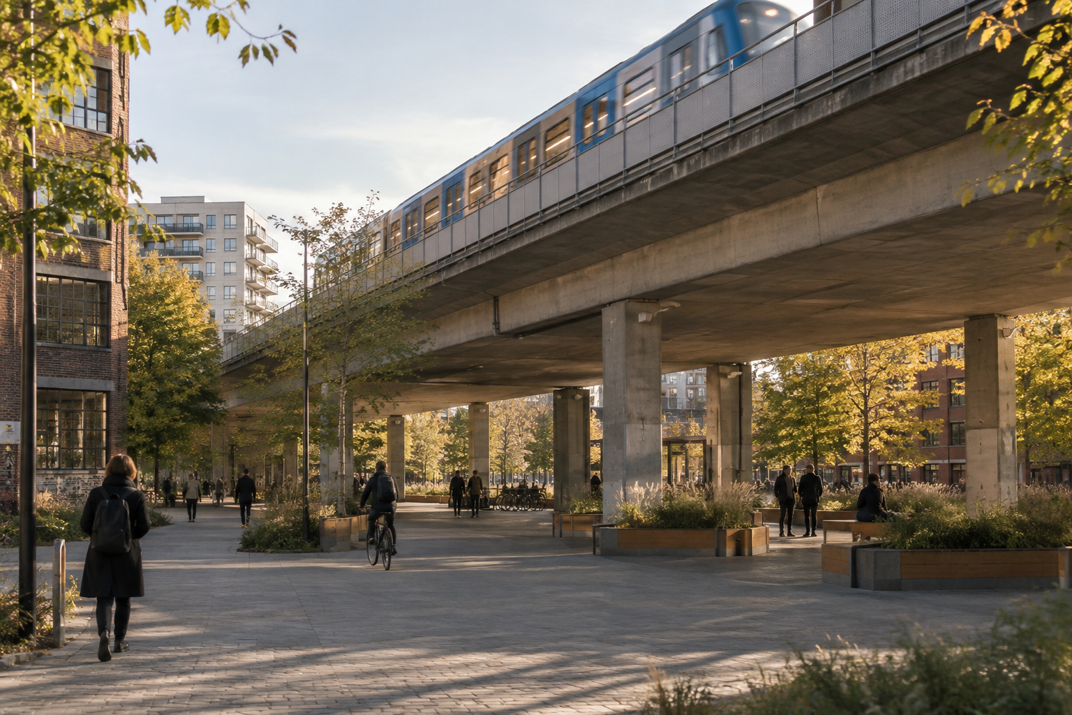 Förslag om ny användning under t-banebron vid Telefonplan